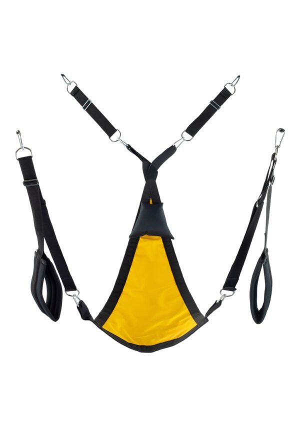 Triangle canvas sling - 3 or 4 points - Full set - Yellow