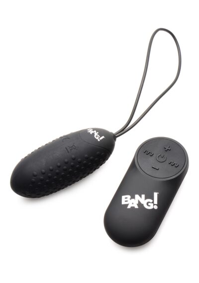 28X Bumpy Silicone Egg - Black