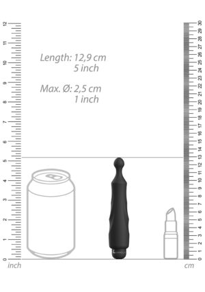 Dido - ABS Bullet With Sleeve - 10-Speeds - Black - Afbeelding 4