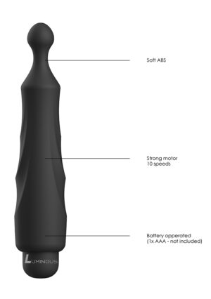 Dido - ABS Bullet With Sleeve - 10-Speeds - Black - Afbeelding 5