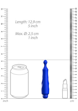 Dido - ABS Bullet With Sleeve - 10-Speeds - Royal Blue - Afbeelding 4