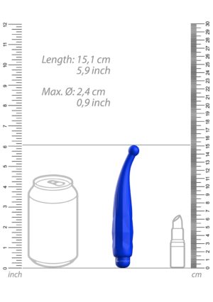 Lyra - ABS Bullet With Sleeve - 10-Speeds - Royal Blue - Afbeelding 4