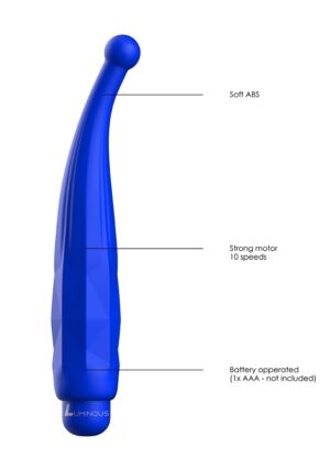 Lyra - ABS Bullet With Sleeve - 10-Speeds - Royal Blue - Afbeelding 5