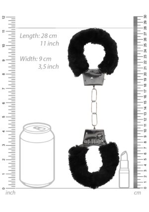 Beginner's Furry Hand Cuffs - With Quick-Release Button - Afbeelding 4