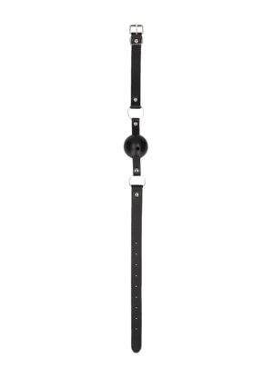 Breathable Ball Gag - With Bonded Leather Straps - Afbeelding 7