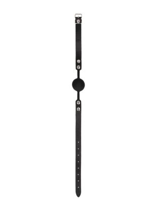 Silicone Ball Gag - with Adjustable Bonded Leather Straps - Afbeelding 7