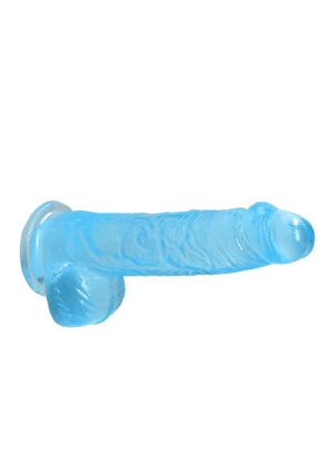 6" / 15 cm Realistic Dildo with Balls - blue - Afbeelding 6