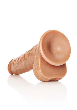 11 " Cock With Balls - Regular Straight - Tan - Afbeelding 6