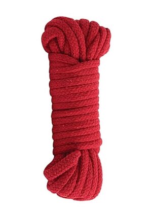 * basic cotton bondage rope japanesse style red 10mtr