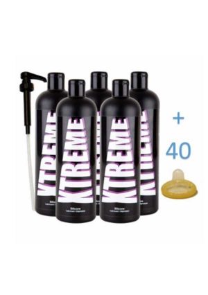 * xtreme® silicone glijmiddel 500ml (5 flessen)