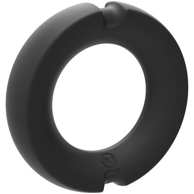 hybrid silicone covered metal cock ring 50mm hybrid silicone covered metal cock ring 50mm