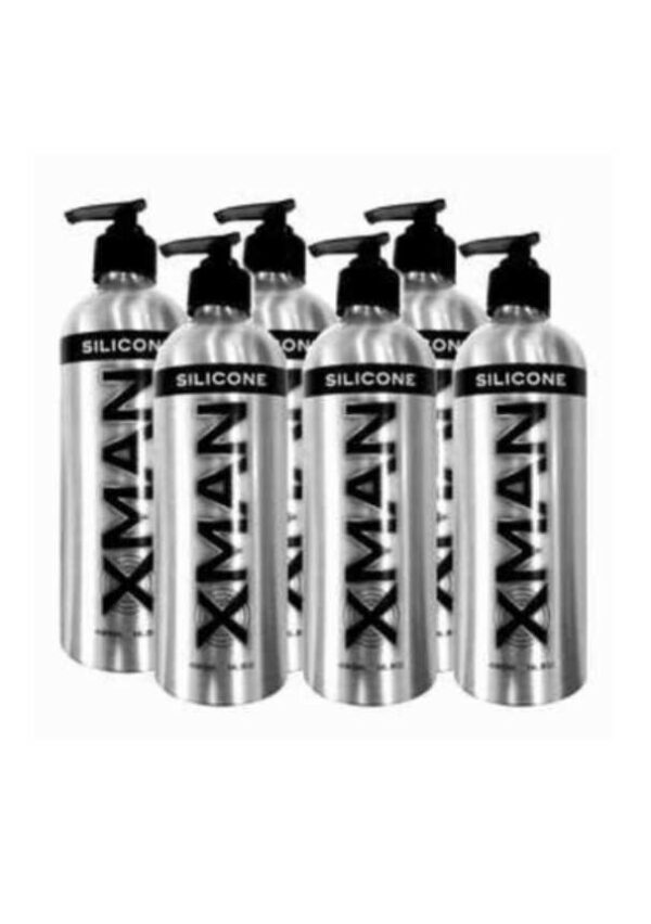 xman silicone glijmiddel 490ml (6 aluminium flessen) xman silicone glijmiddel 490ml (6 aluminium flessen)