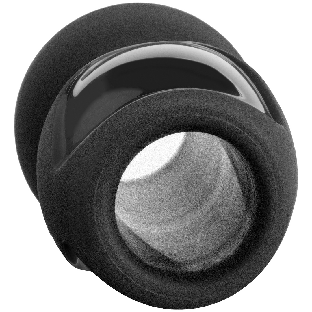 Platinum Premium Silicone - De Stretch - Open-Tunnel Butt Plug - Medium