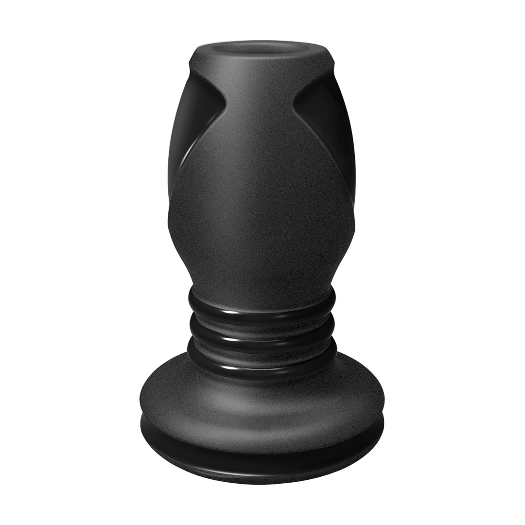 Platinum Premium Silicone - De Stretch - Open-Tunnel Butt Plug - Medium