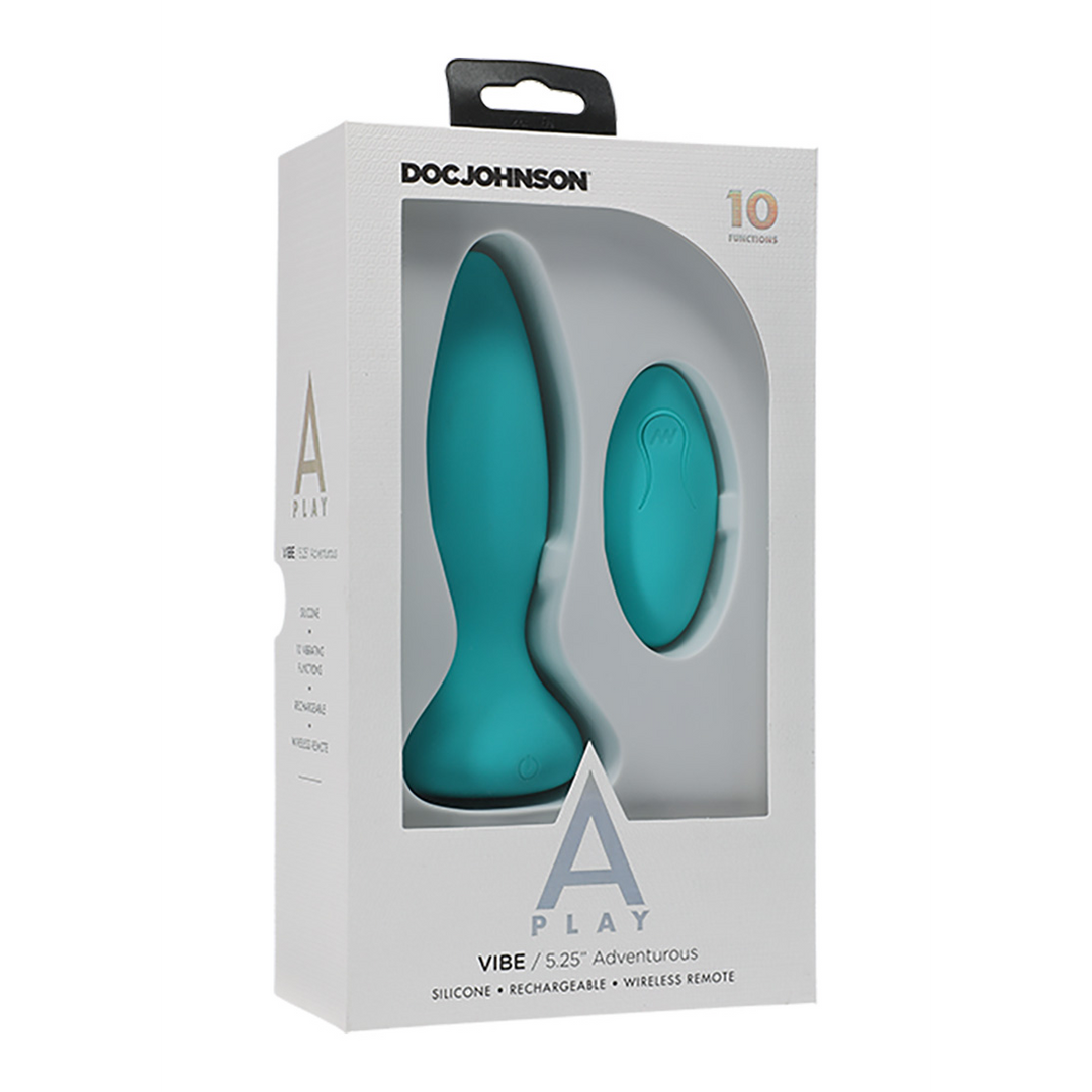 A-Play - Vibe - Avontuurlijke Silicone Anale Plug met Afstandsbediening