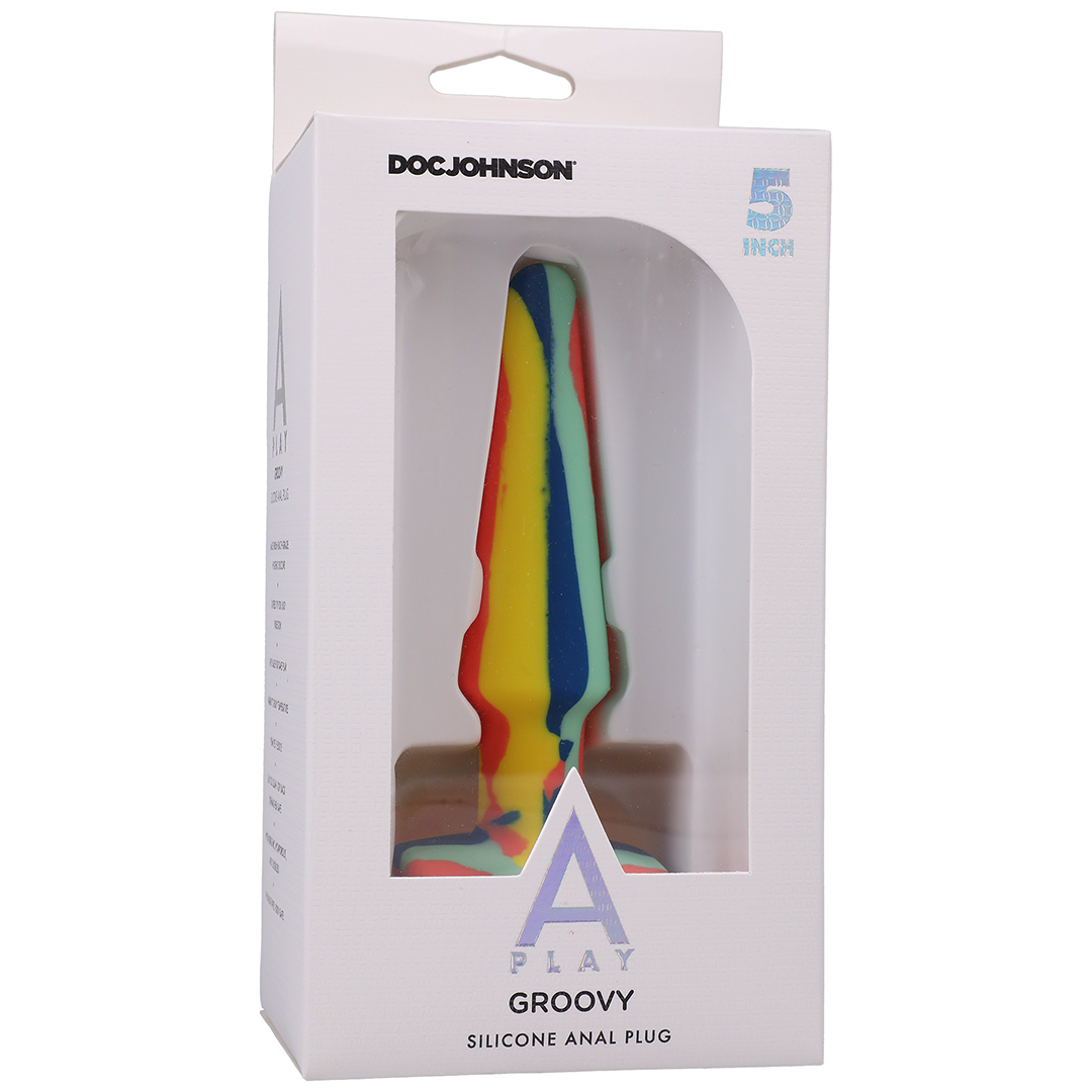 A-Play - Groovy - Silicone Anale Plug - 5'' / 12 Cm