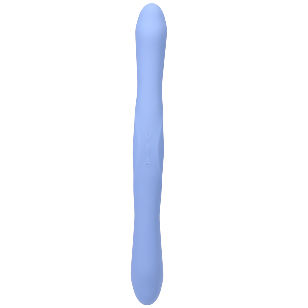 Tryst - Duet - Double Ended Vibrator met Draadloze Afstandsbediening - Periwinkle