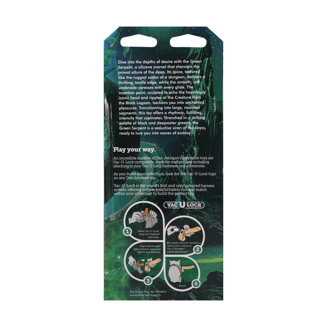 Vac-U-Lock - Fantasy Fuckers - Groene Slang - Groen