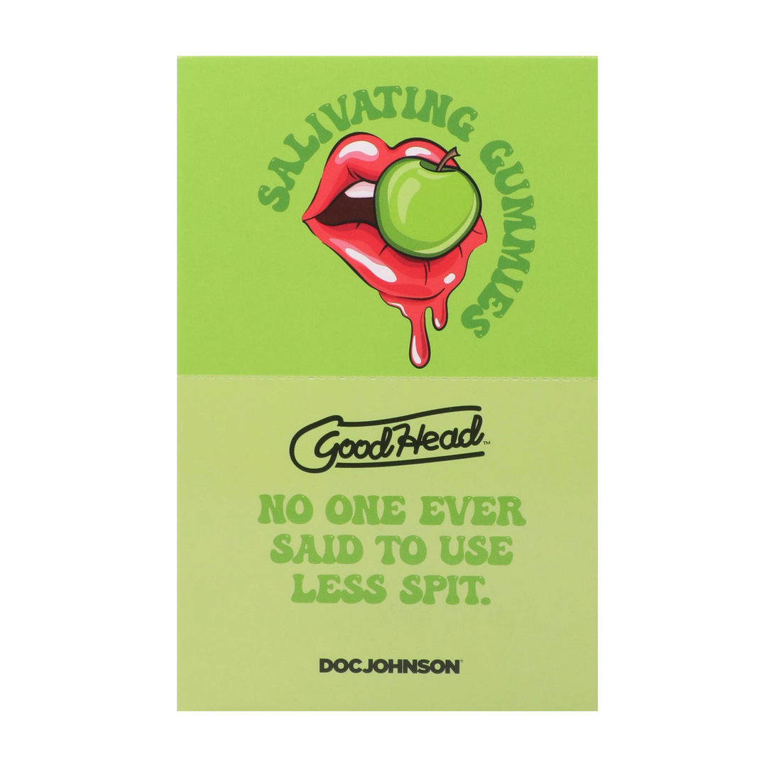 Goodhead - Speekselopwekkende Gummies - 24 stuks display - 12 gr - Groene Appel