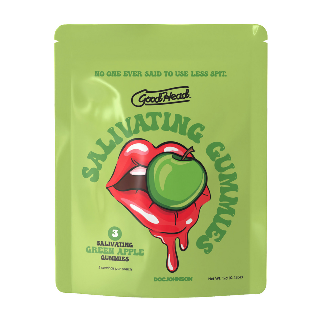 Goodhead - Speekselopwekkende Gummies - 24 stuks display - 12 gr - Groene Appel