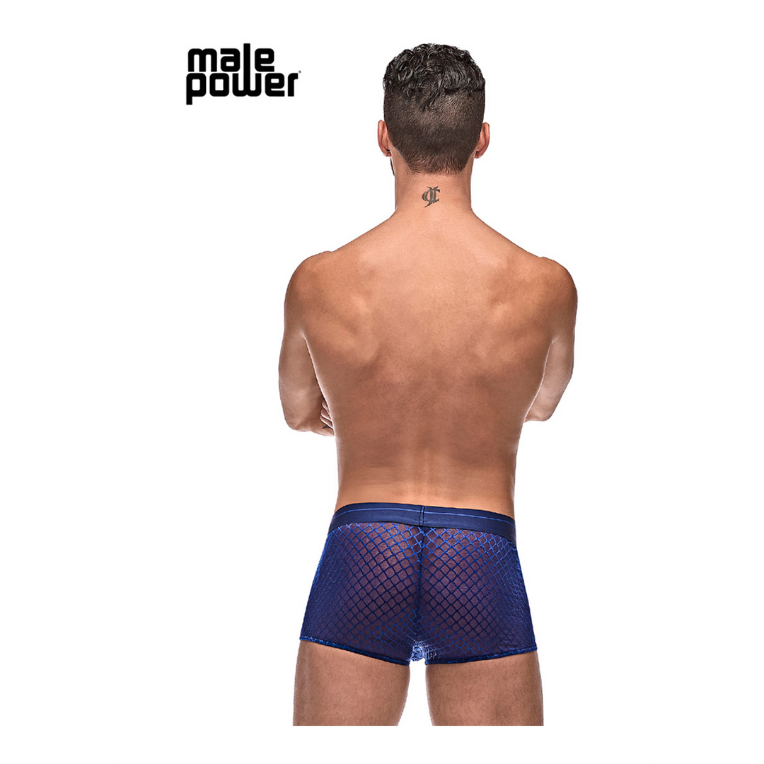 Diamond Mesh - Mini Kort - XL - Marine