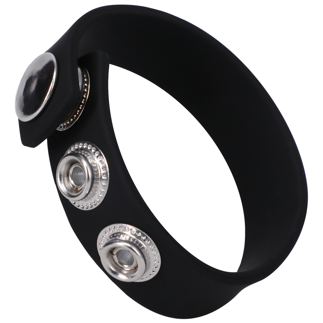 Rock Solid - De Silicone 3 Snap - Cockring