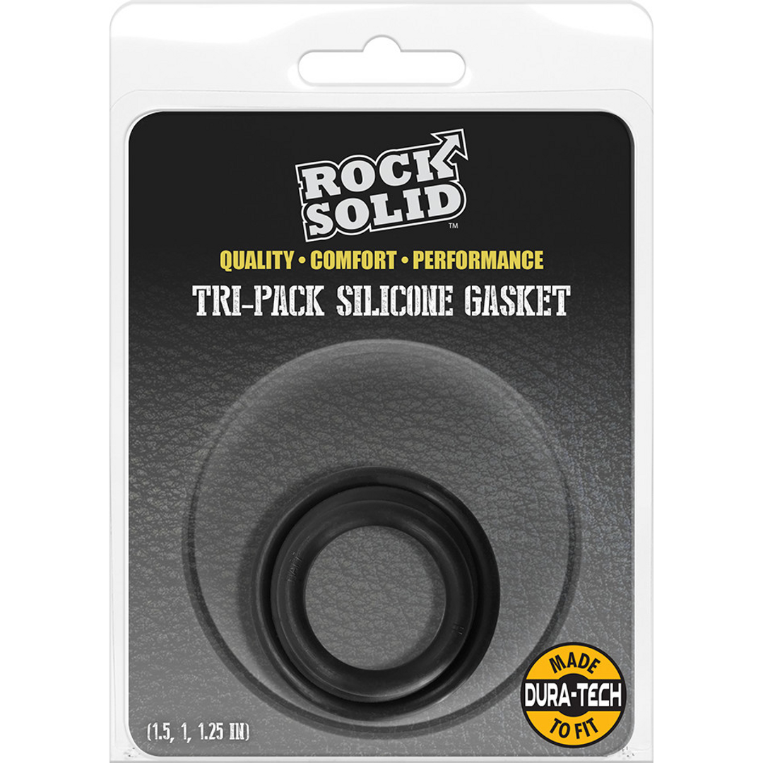 Rock Solid - Tri-Pack Silicone Gasket - Cockring Set