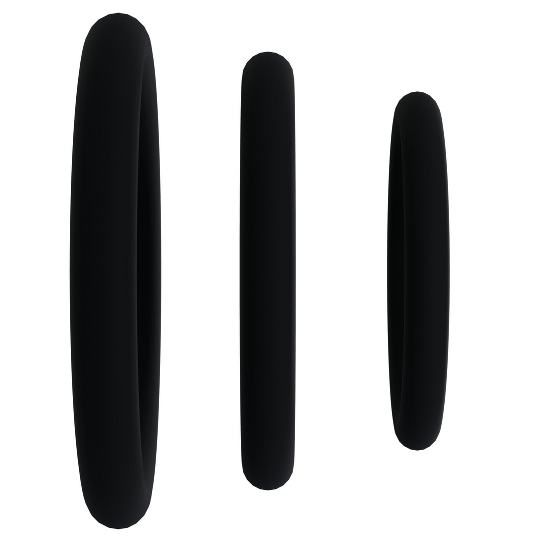 Rock Solid - Tri-Pack Silicone Gasket - Cockring Set