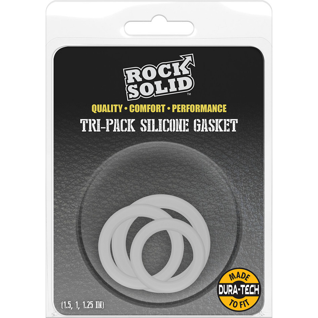 Rock Solid - Tri-Pack Siliconen Dichting - Cockring Set