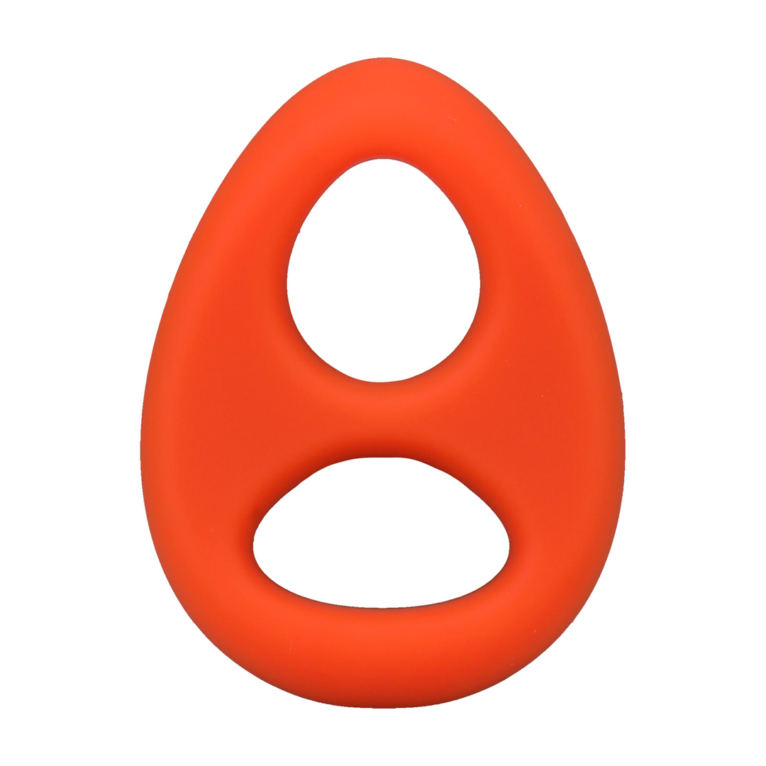 Rock Solid - The Code - Siliconen Cockring met Bandana - Oranje