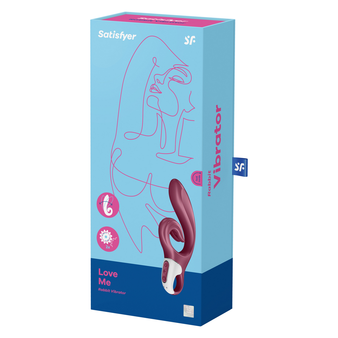 Satisfyer - Love Me - G-Spot en Clitorale Stimulator - Rood