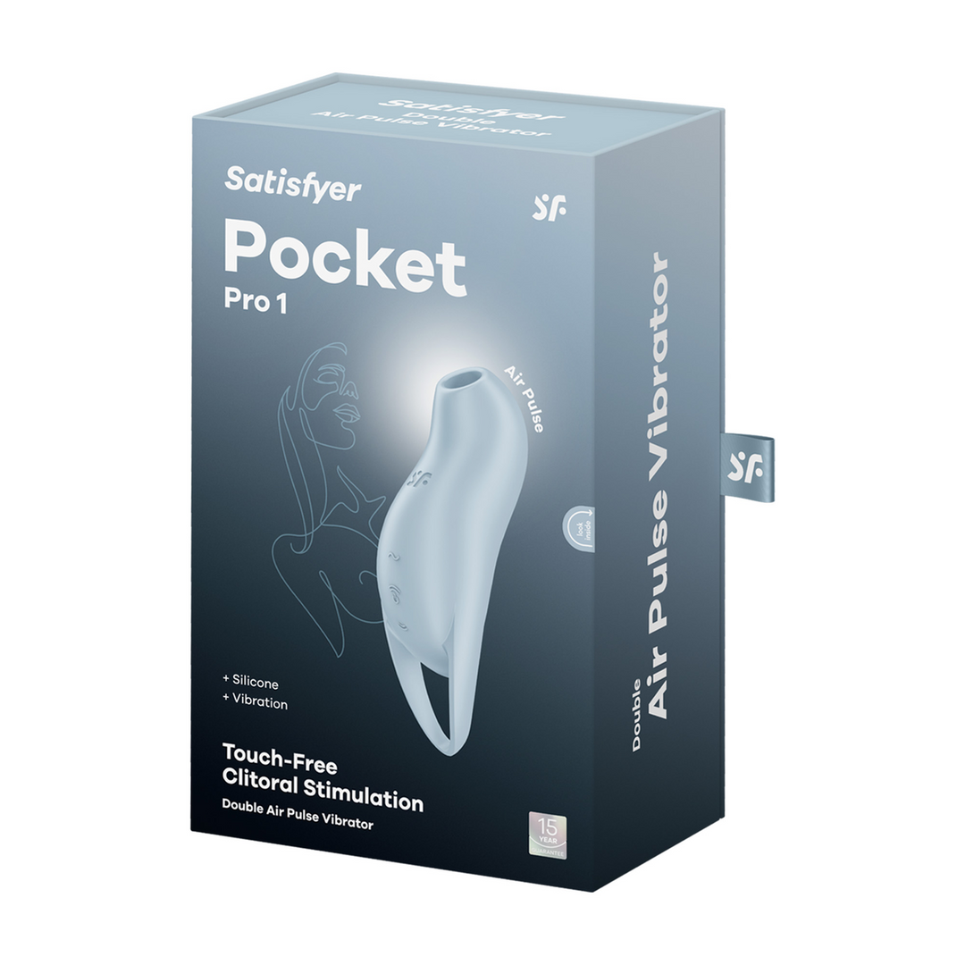 Satisfyer - Pocket Pro 1 - Blauw