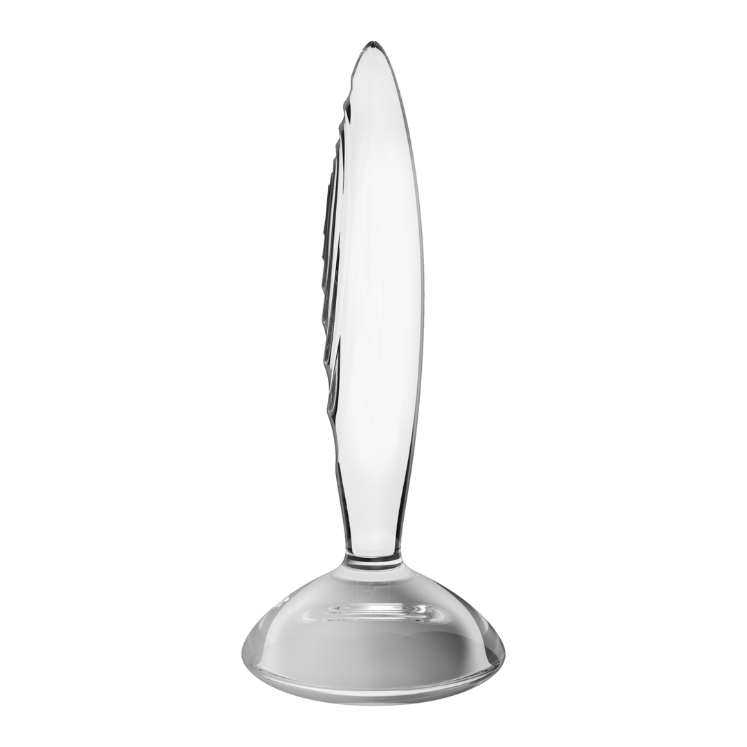 Satisfyer - Sprankelend Kristal - Glazen Dildo - Transparant