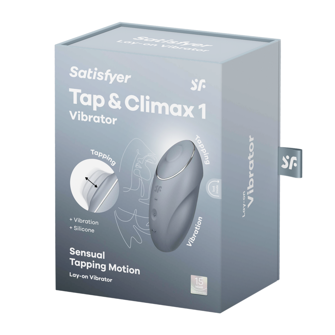 Satisfyer - Tap en Climax 1 - Blauwgrijs