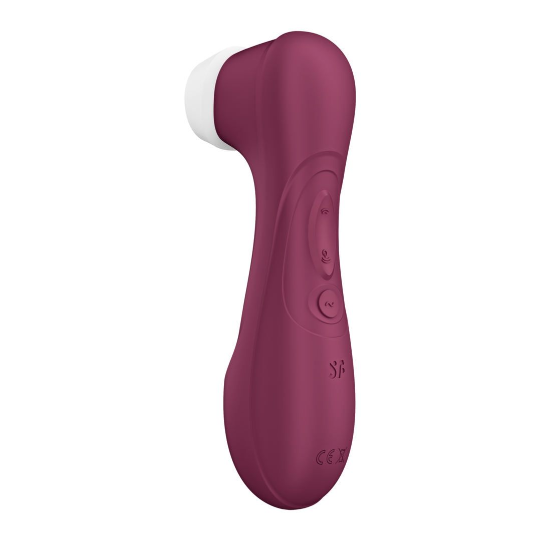 Satisfyer - Pro 2 Generatie 3 - Double Air Pulse Vibrator - Liquid Air - Wijnrood