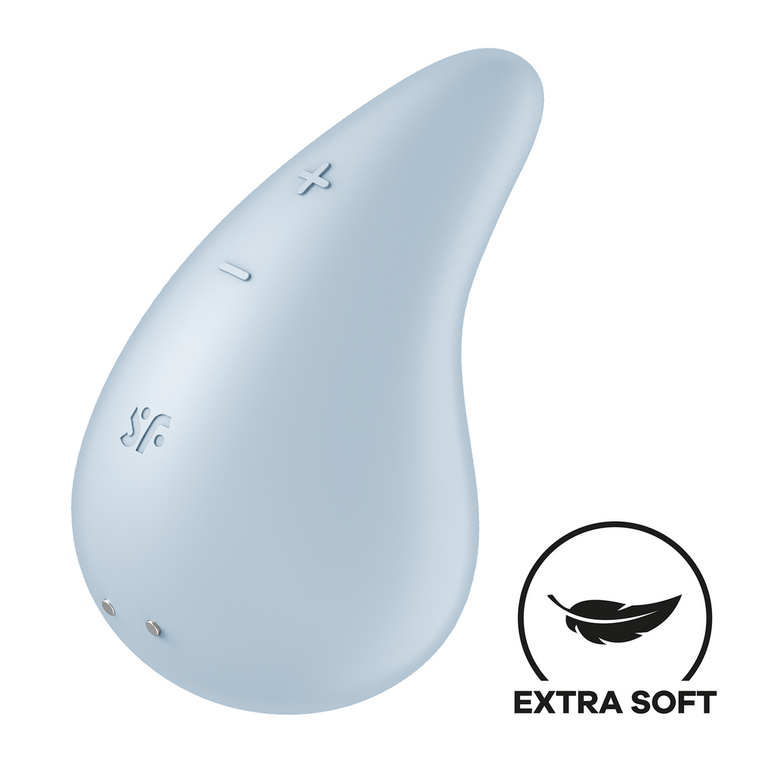 Satisfyer - Dew Drop - Lay-on Vibrator - Blauw