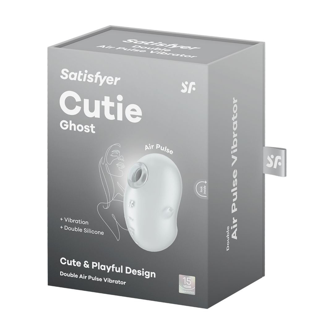 Satisfyer - Cutie Ghost - Air Pulse Vibrator - Wit