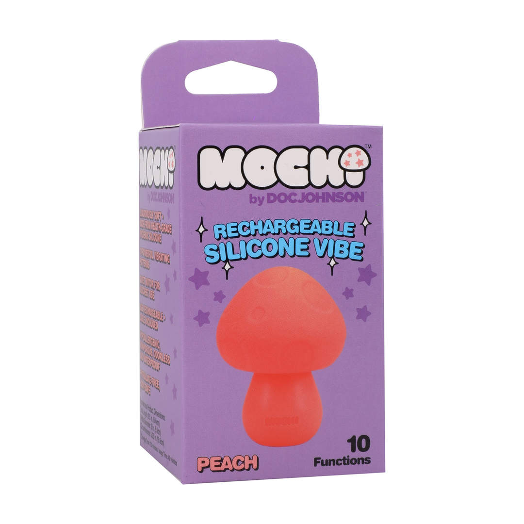 Mochi - Paddenstoel Vibe - Oplaadbare Siliconen Vibrator - Perzik