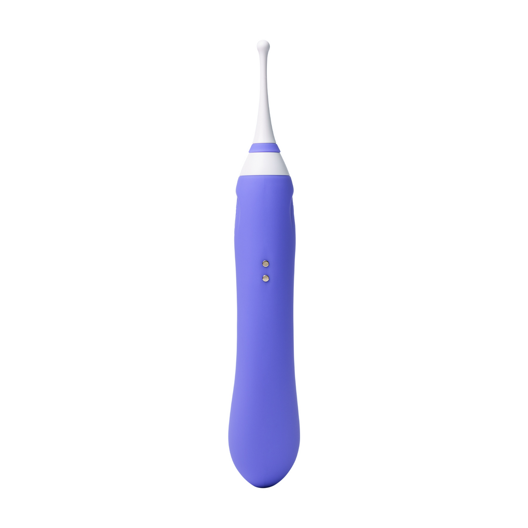 Hyphy - Afstandsbediening Dubbelzijdige Vibrator met Accessoires - Paars
