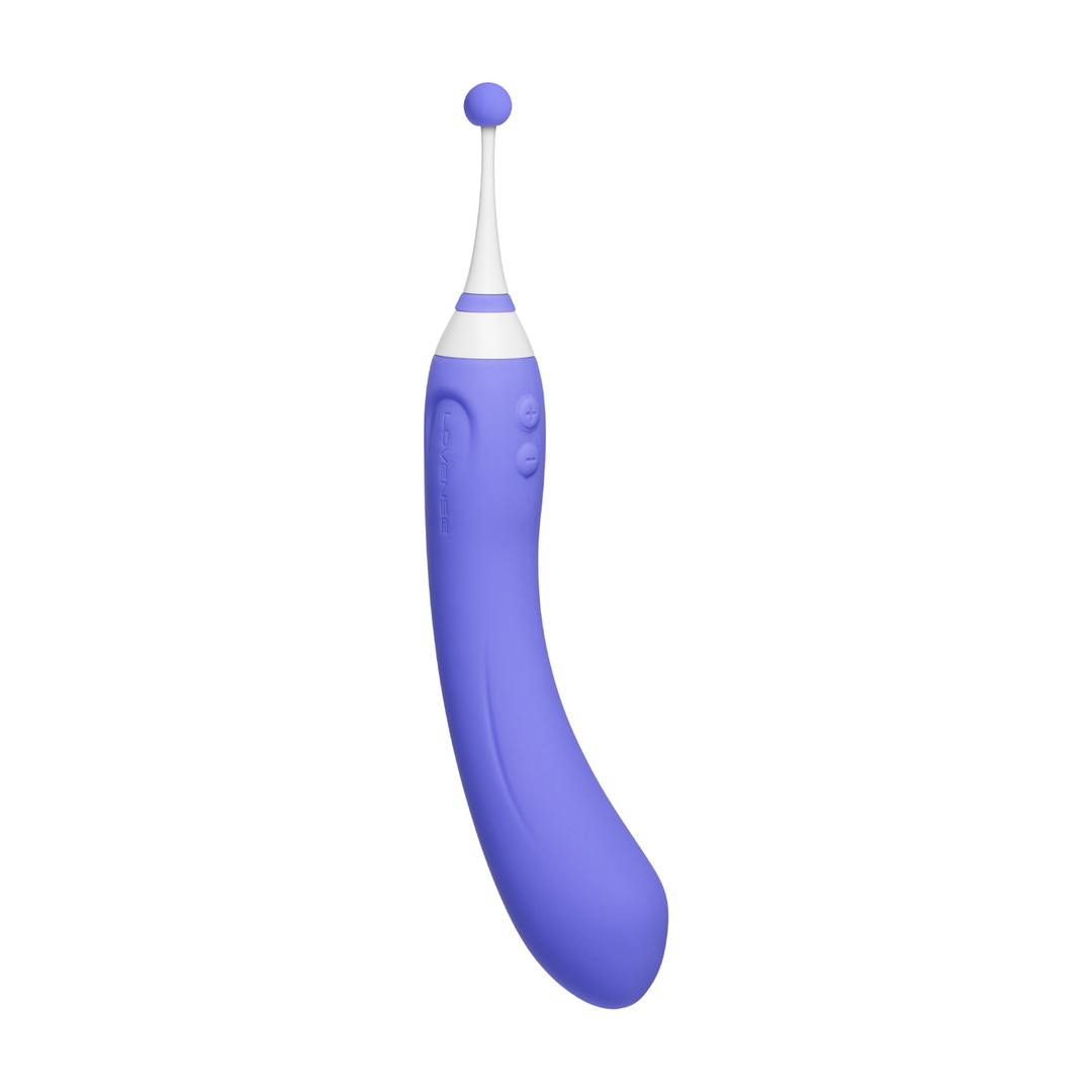 Hyphy - Afstandsbediening Dubbelzijdige Vibrator met Accessoires - Paars