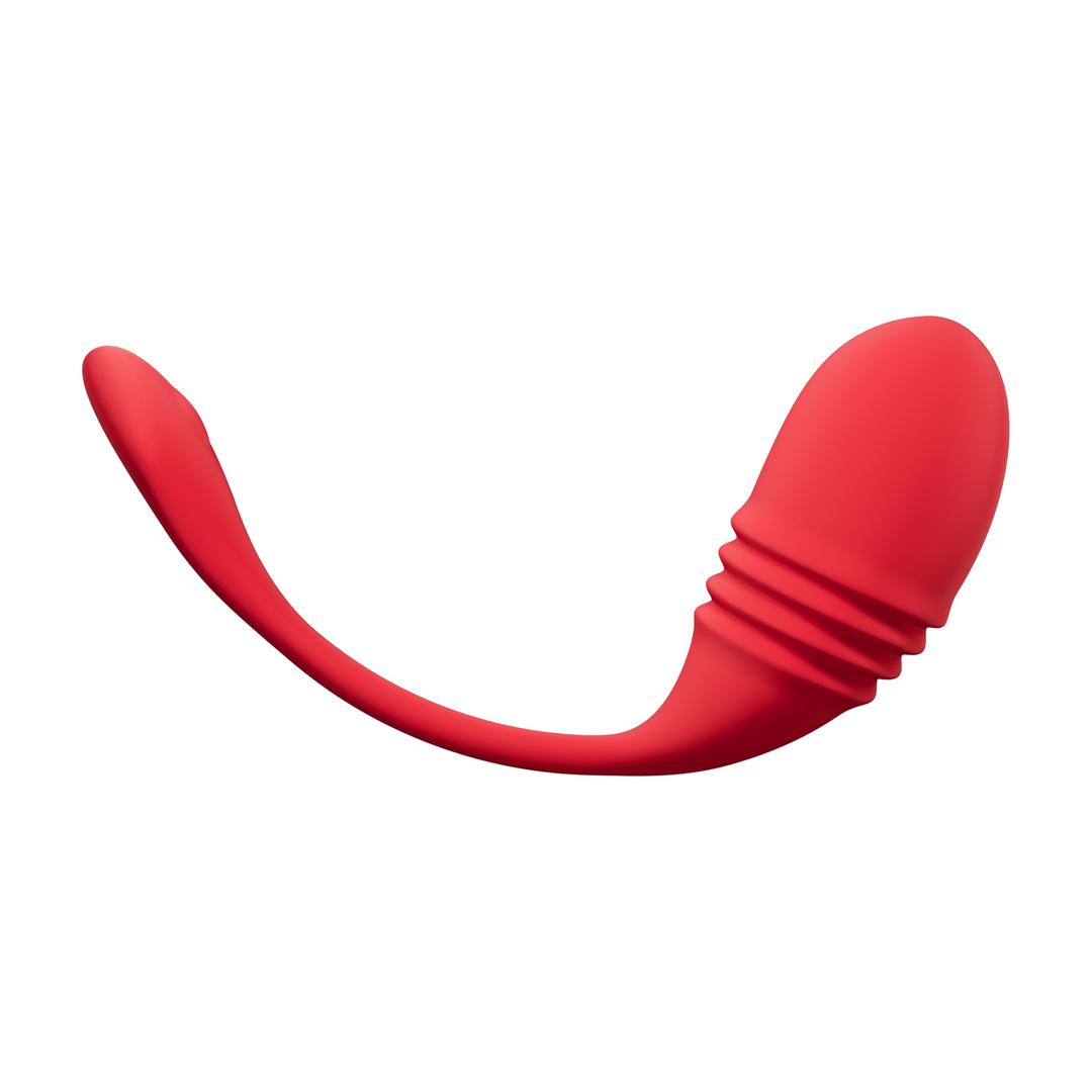 Vulse - App-gestuurde Duwende Ei Vibrator - Rood