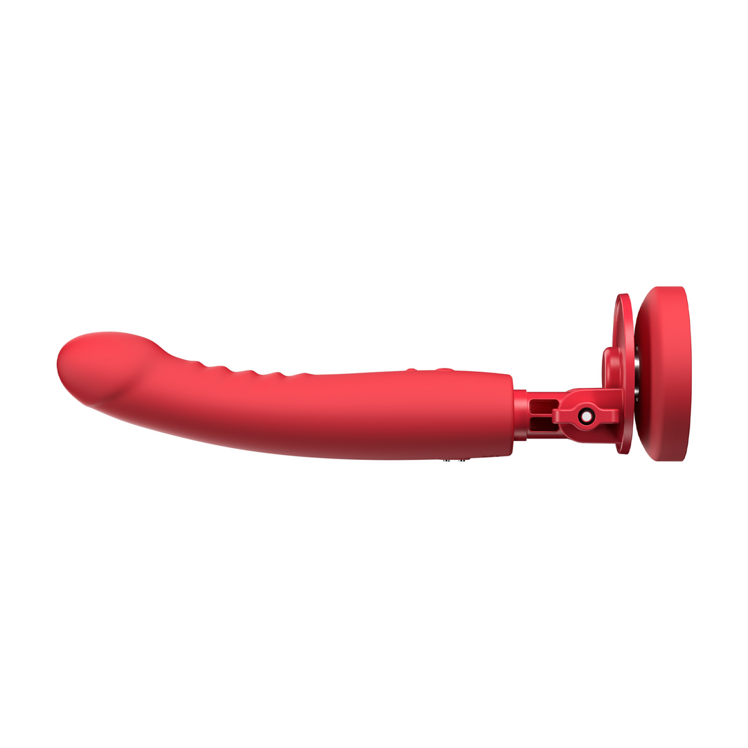 Mission 2 - Vibrerende Zuigcup Dildo met Touch-Sense - Rood