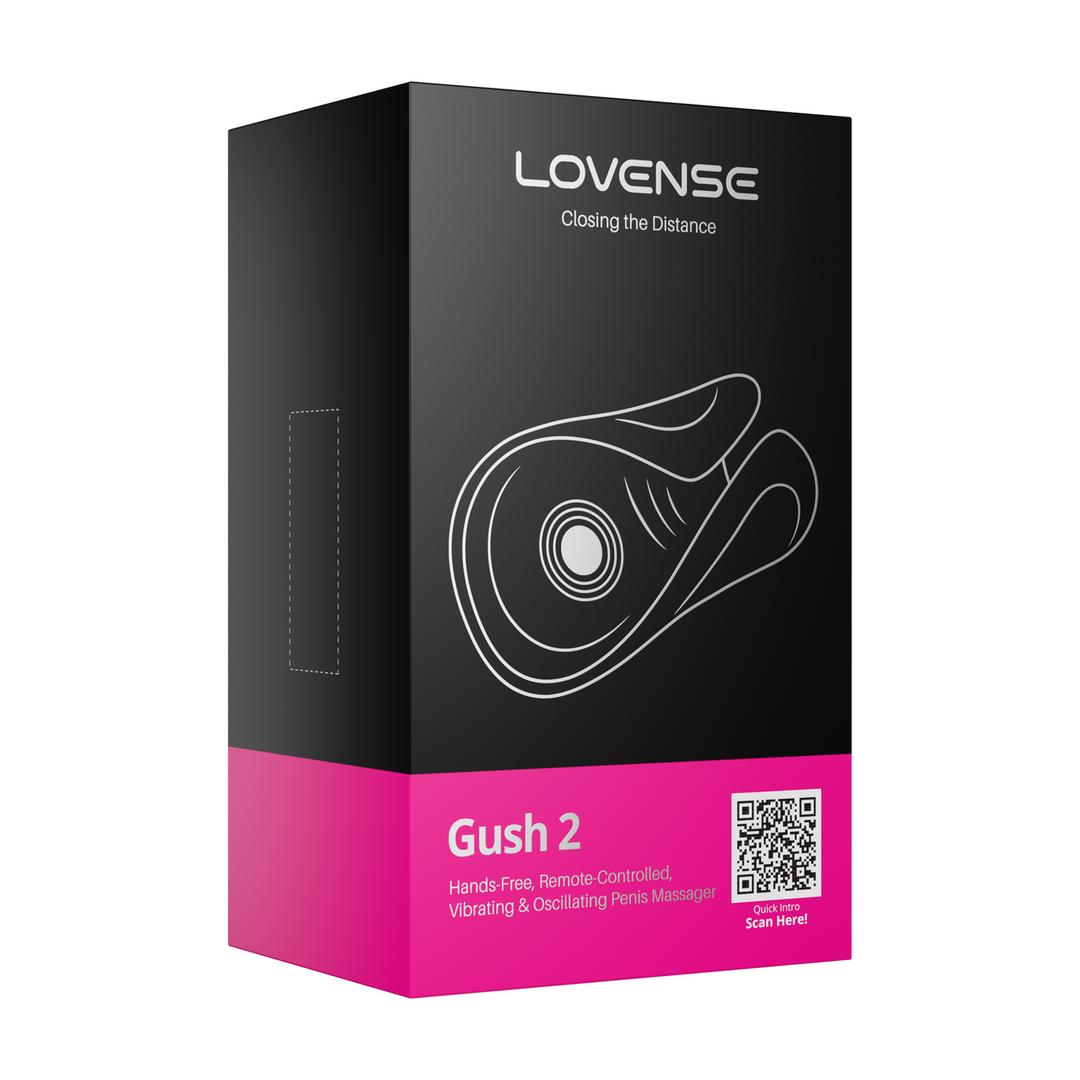 Gush 2 - Vibrerende en Oscillerende Penis Massager - Groen