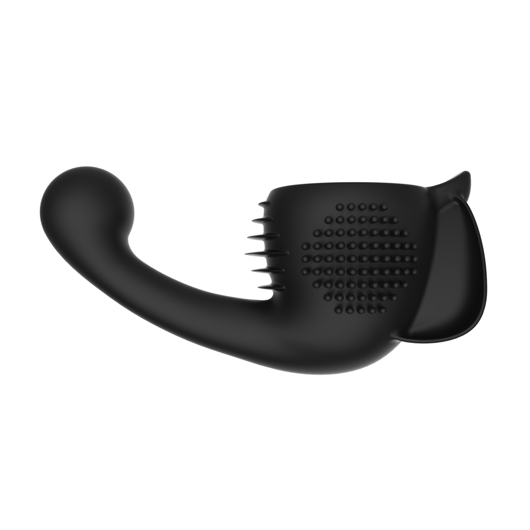 Vrouwelijke Opzetstuk voor Domi Wand Massager - Zwart