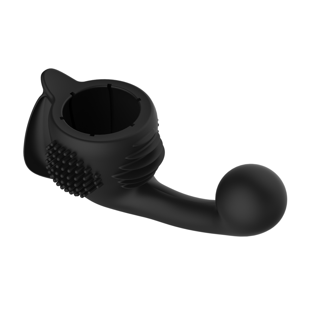 Vrouwelijke Opzetstuk voor Domi Wand Massager - Zwart
