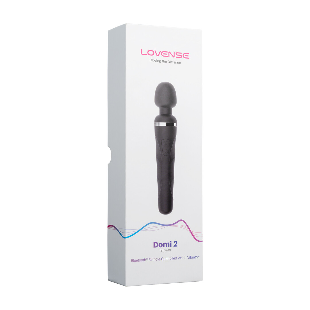 Domi 2 - Bluetooth App-gestuurde Mini Wand Massager - Zwart