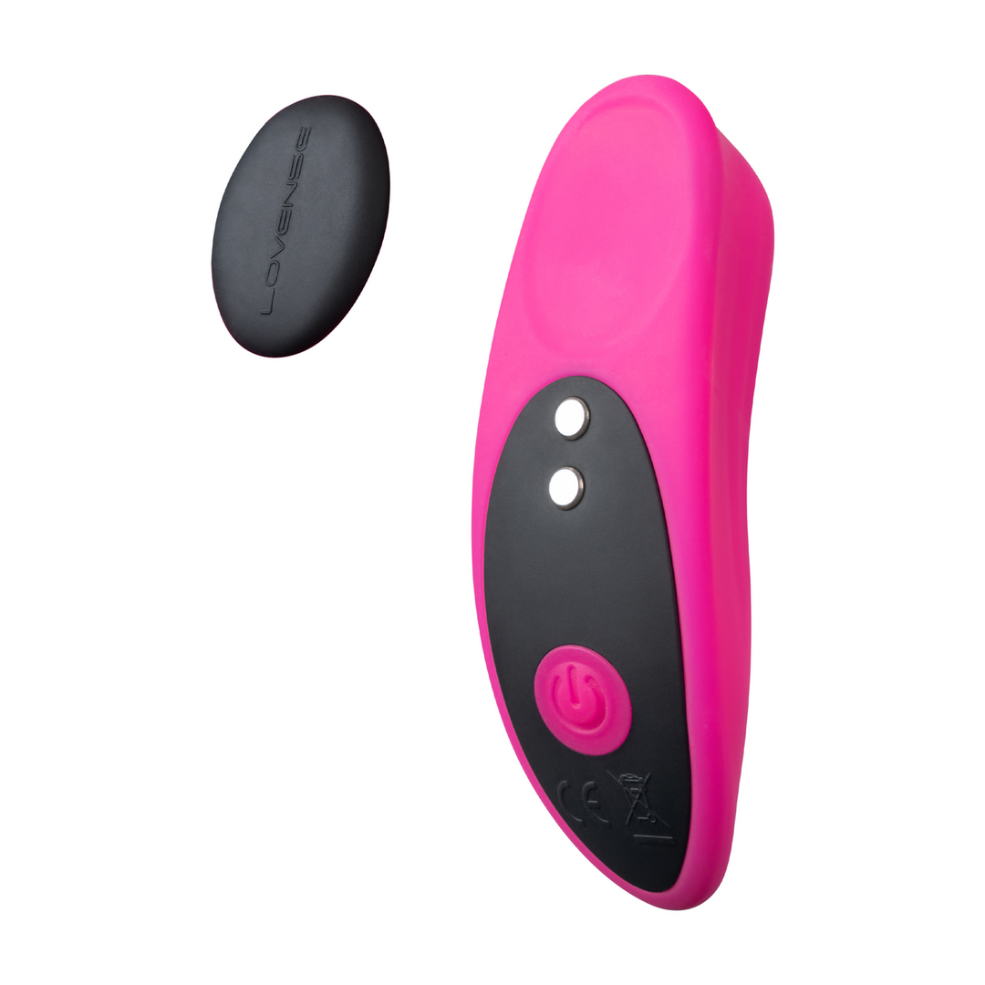 Ferri - Magnetische App-gestuurde Clitorale Panty Vibrator - Roze/Zwart