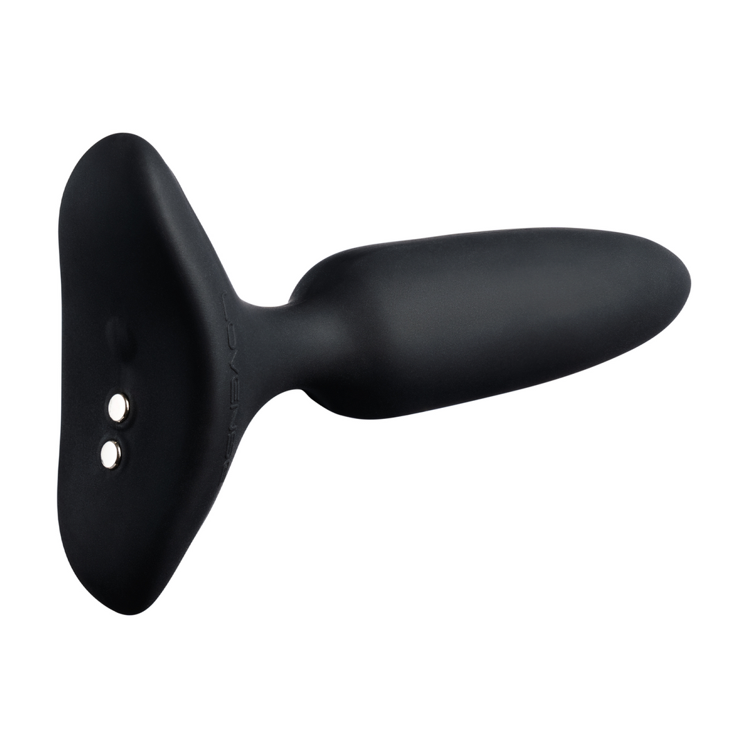 Hush 2 - App-bestuurde Vibrerende Buttplug - 1 / 2,5 cm - Zwart
