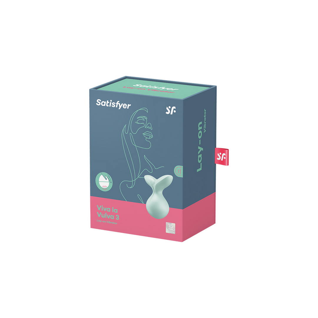 Satisfyer - Viva la Vulva 3 - Lay-On Vibrator - Mint