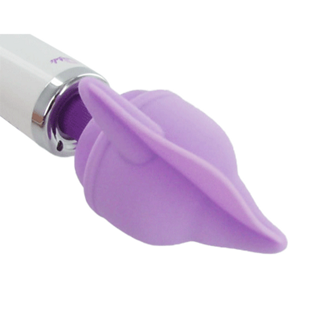 Wand Essentials - Flutter Tip Silicone Wand Attachment - Paars